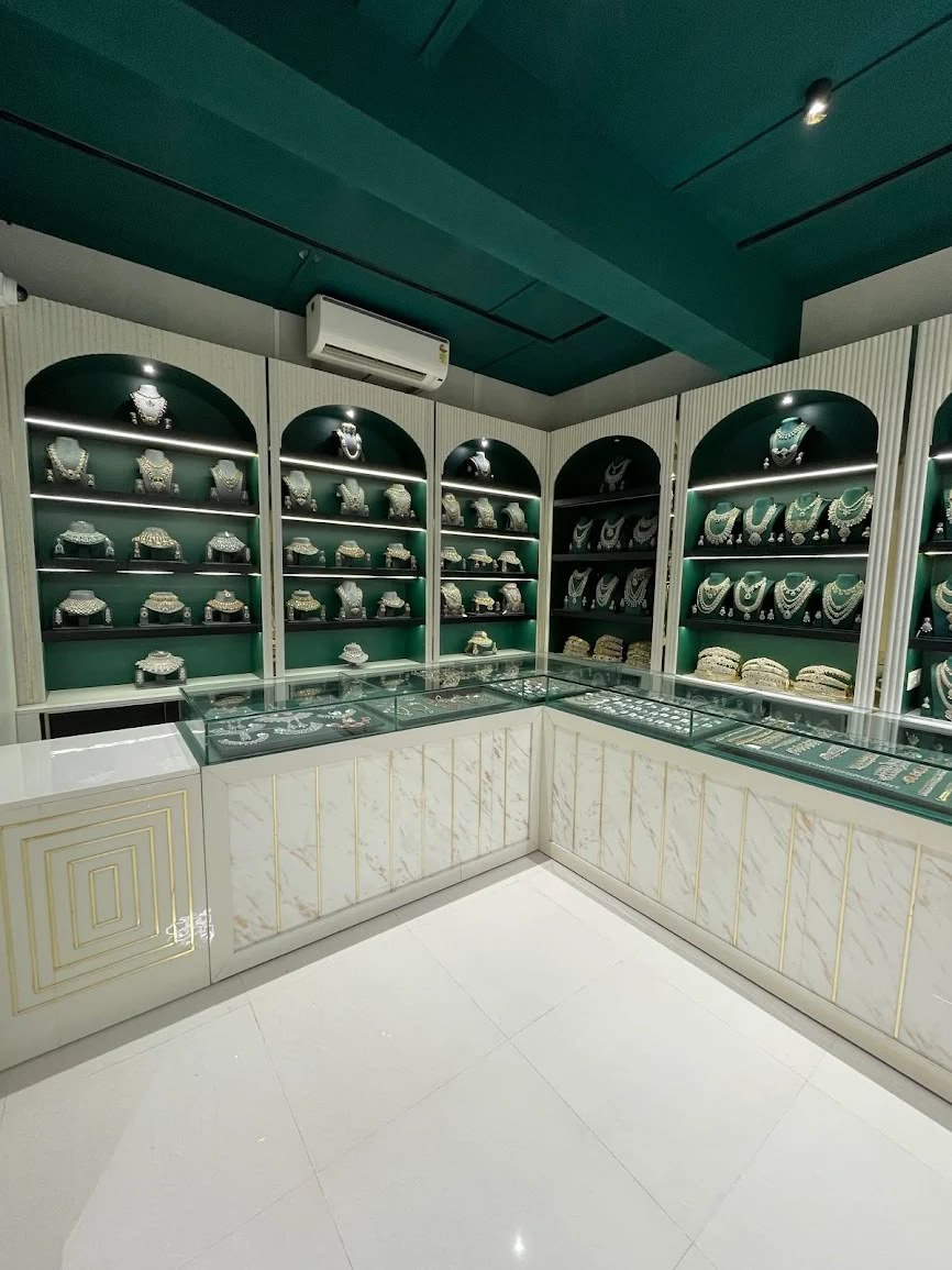 Flagship Retail Showroom with Track Focus Spotlighting & Floating Shelves #11